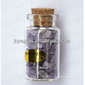 Amethyst Chip Edelstein Kollektion in Flasche